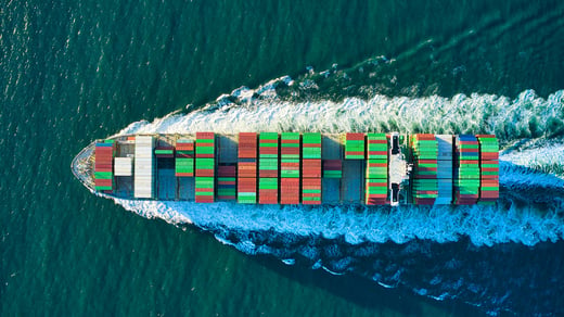 #1161 Marine shipping container PPT Wide